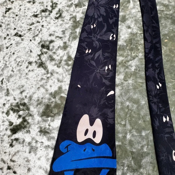 Picasso Vintage Looney Tunes Daffy Men's Tie - Picture 2 of 4